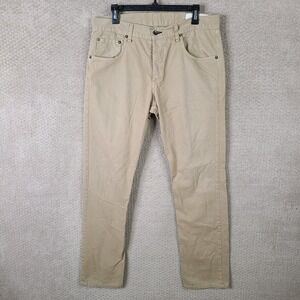 Rag & Bone‎ Jeans Men 34x33 Beige Standard Issue Fit 3 Slim Straight Button Fly